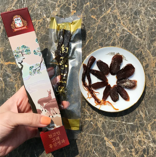 Высококачественный экстракт красного женьшеня panax от корейского происхождения, снэк-еда, подарочный набор, 5 растительных экстрактов для здоровья