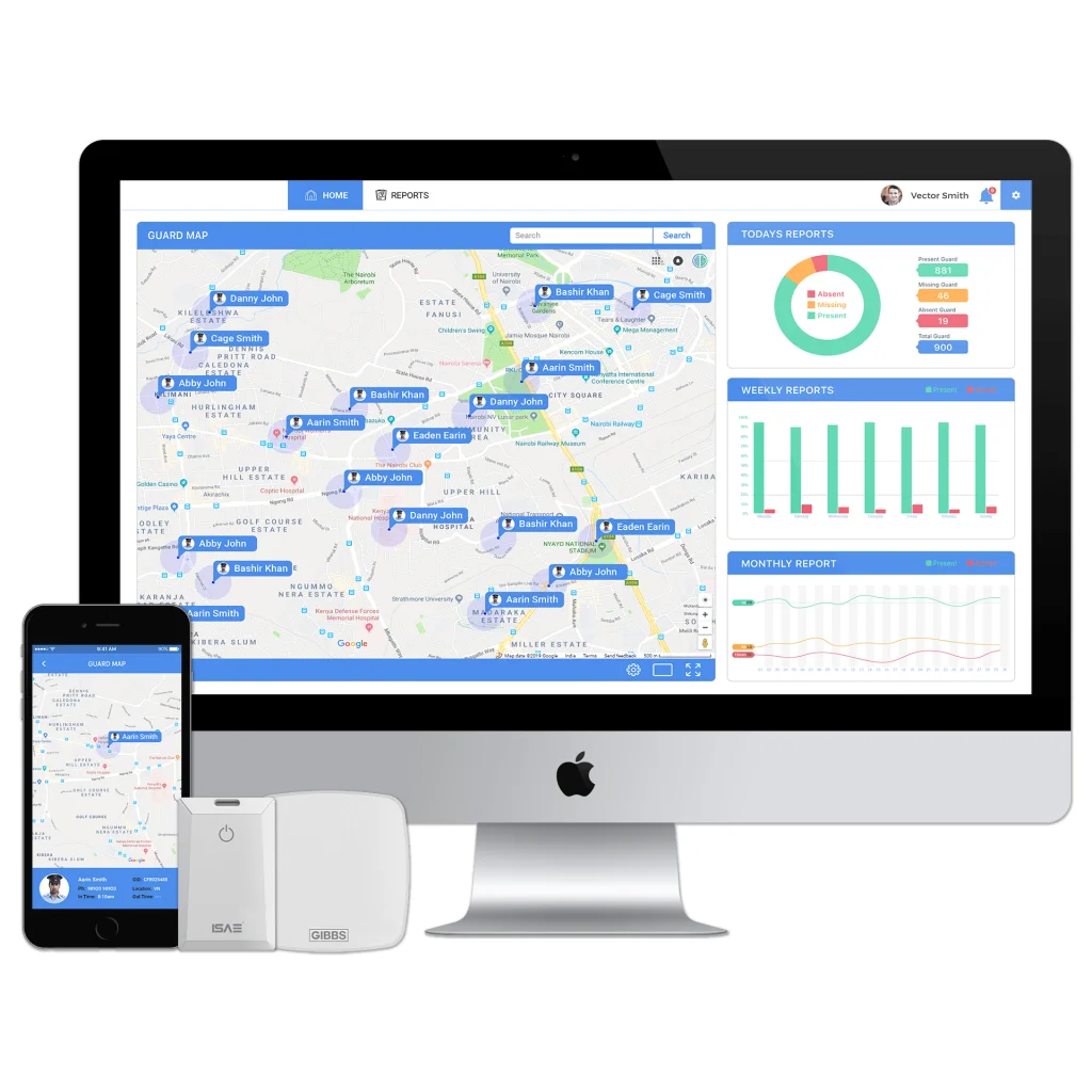 rfid scanner and gprs guard tour patrol monitoring management system app gps mobile data terminal