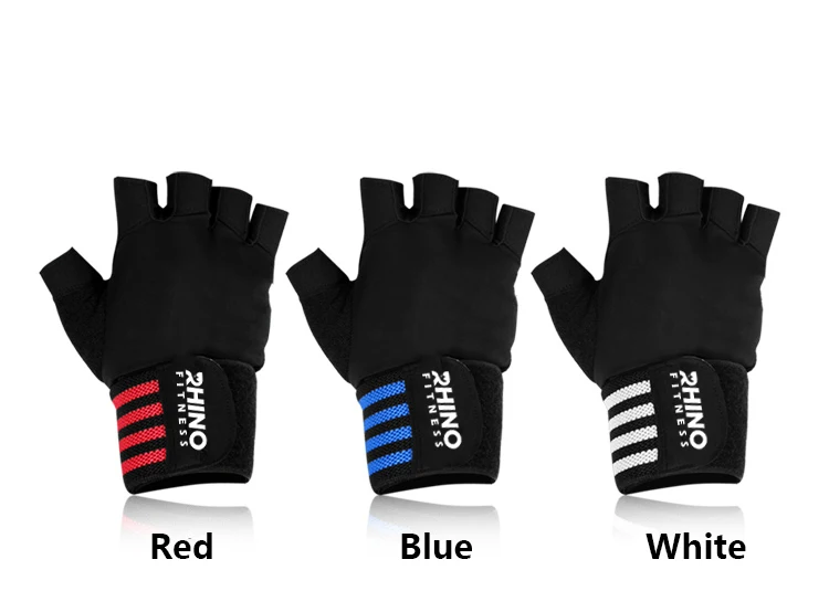 Перчатки для тяжелой атлетики мужчин и женщин повязки на запястье с улучшенным захватом фитнеса тренировок перчатки спортзала