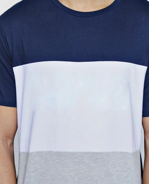  Оптовая продажа Мужская футболка из 100% хлопка с короткими рукавами