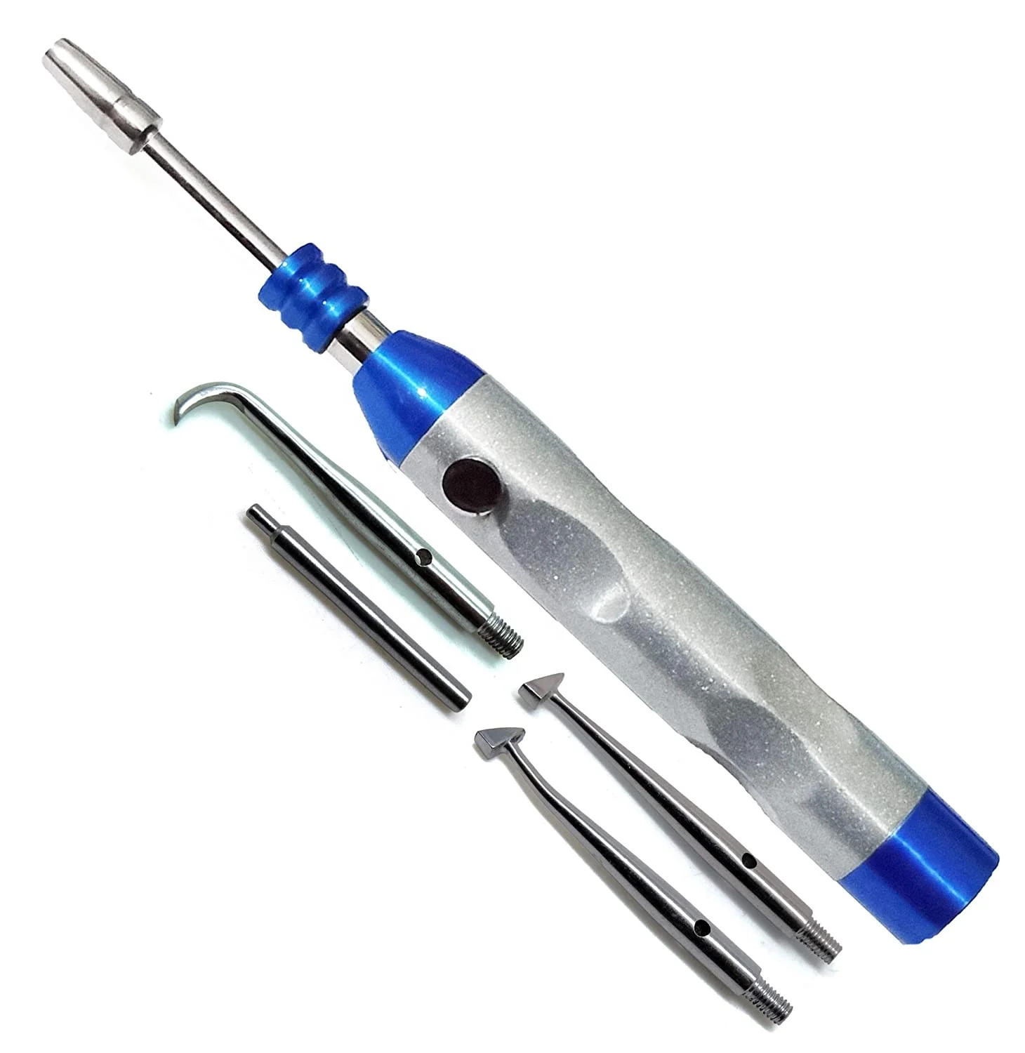 Оптовая продажа недорогие стоматологические инструменты автоматический пистолет для удаления зубных корон с пятью аксессуарами из нержавеющей стали