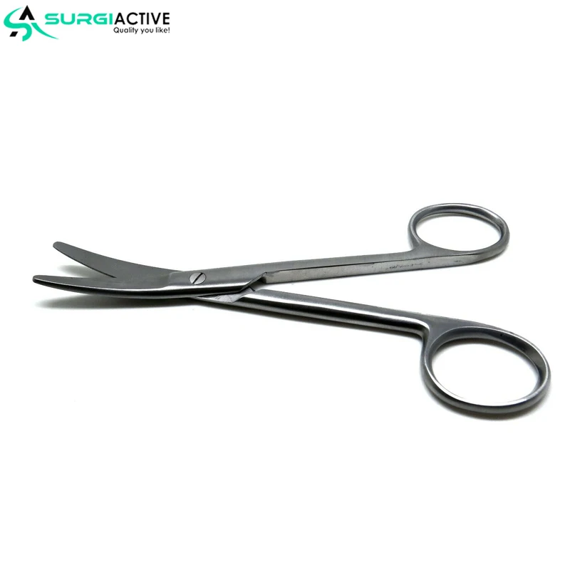 Золотые изогнутые прямые ножницы Mayo из нержавеющей стали хирургические инструменты оптовая цена