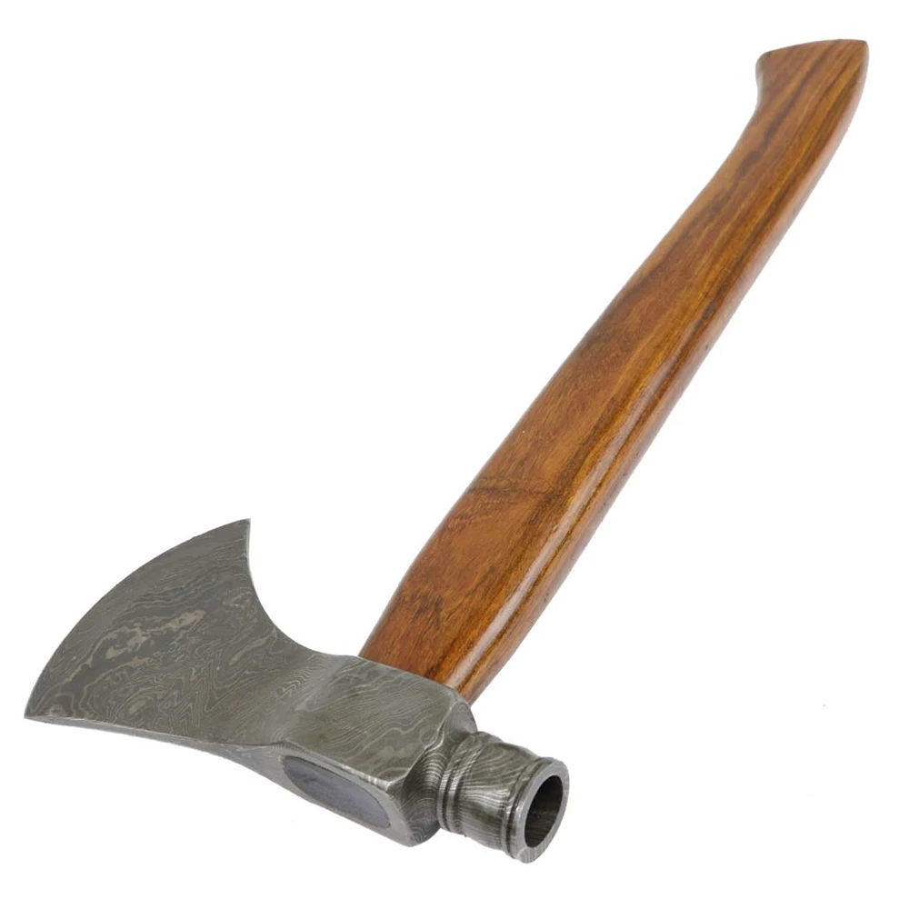 Новый стиль Топор Ручной работы из дамасской стали 100% Высокое качество с деревянной ручкой