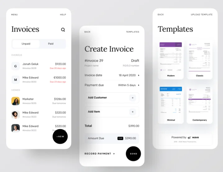 Best Office Billing and Invoice Manager App design | Android Accounting App