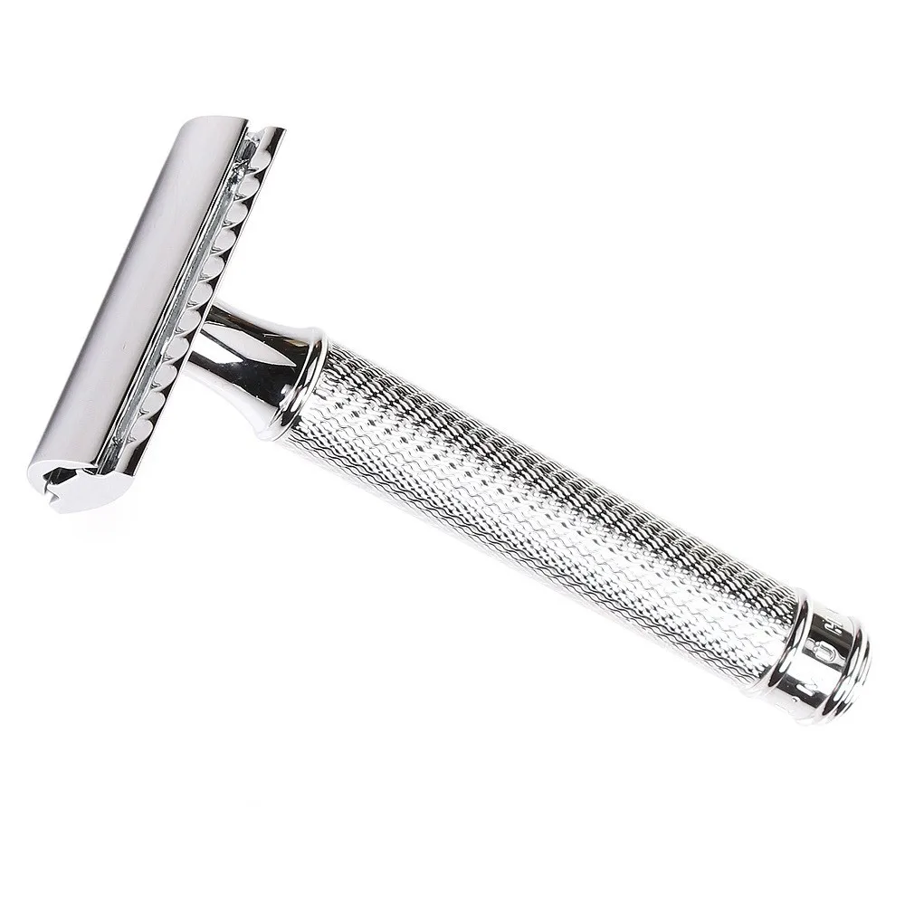 Modern Stylish Man Women Durable Reusable Metal Double Edge Shaving Safety Razor With Custom Logo