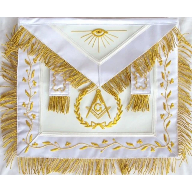 Regalia American Grand Lodge Tassels Lambskin Aprons Custom Size Hand Embroidery Badges Custom Color 2021 Masonic Embroidered