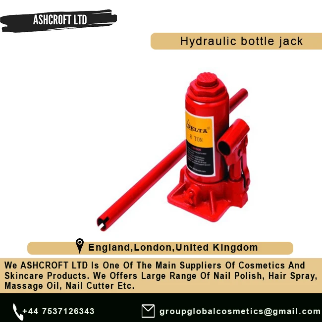 
3 ton car hydraulic bottle jack with safety valve at Suitable Price 