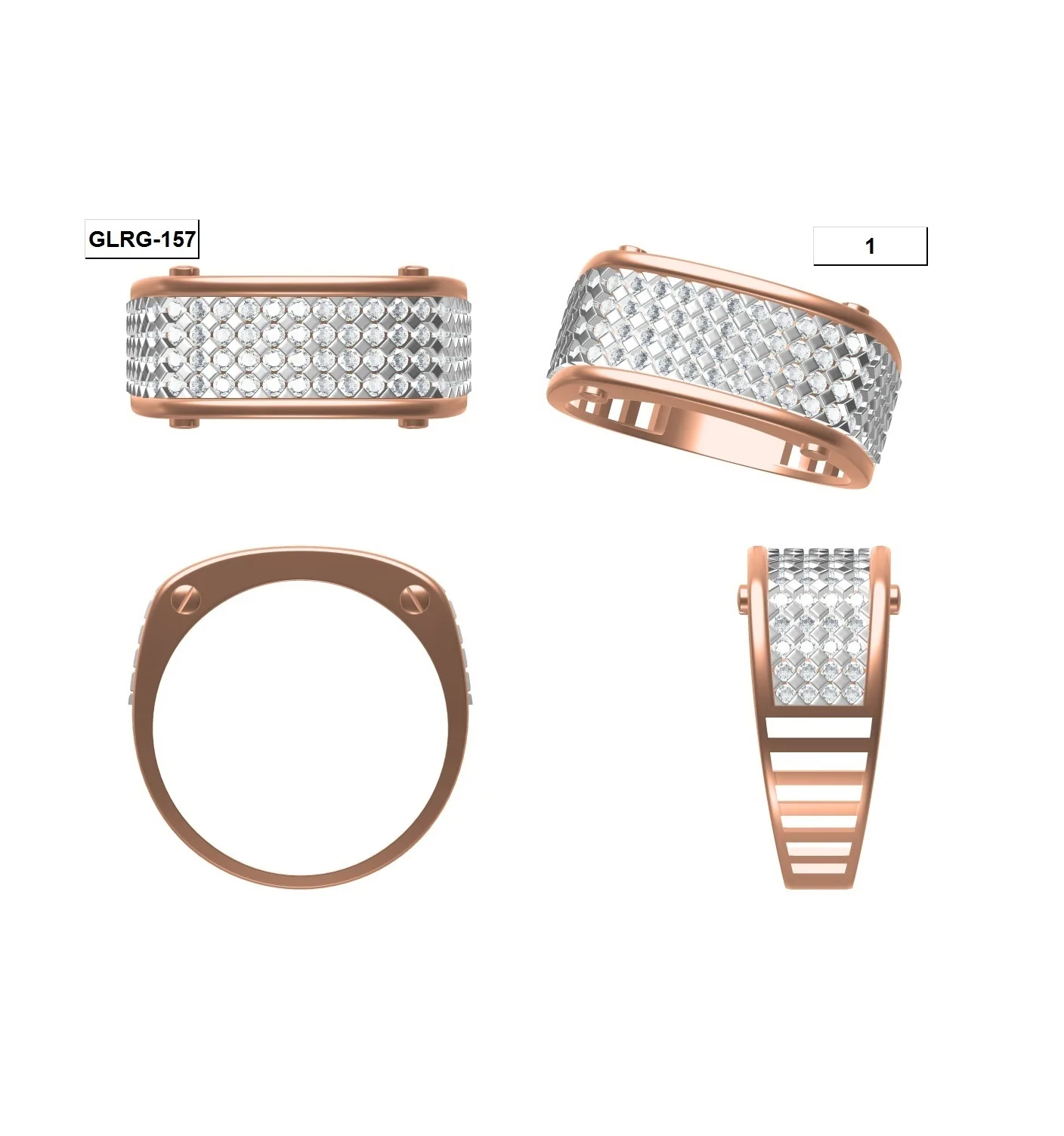 
5.06 Gm, European and American new design simple trend porcelain titanium women and men rings rose gold rings couples jewelry 