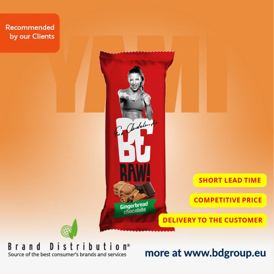 BeRAW Energy Gingerbread Chocolate Bar 40g