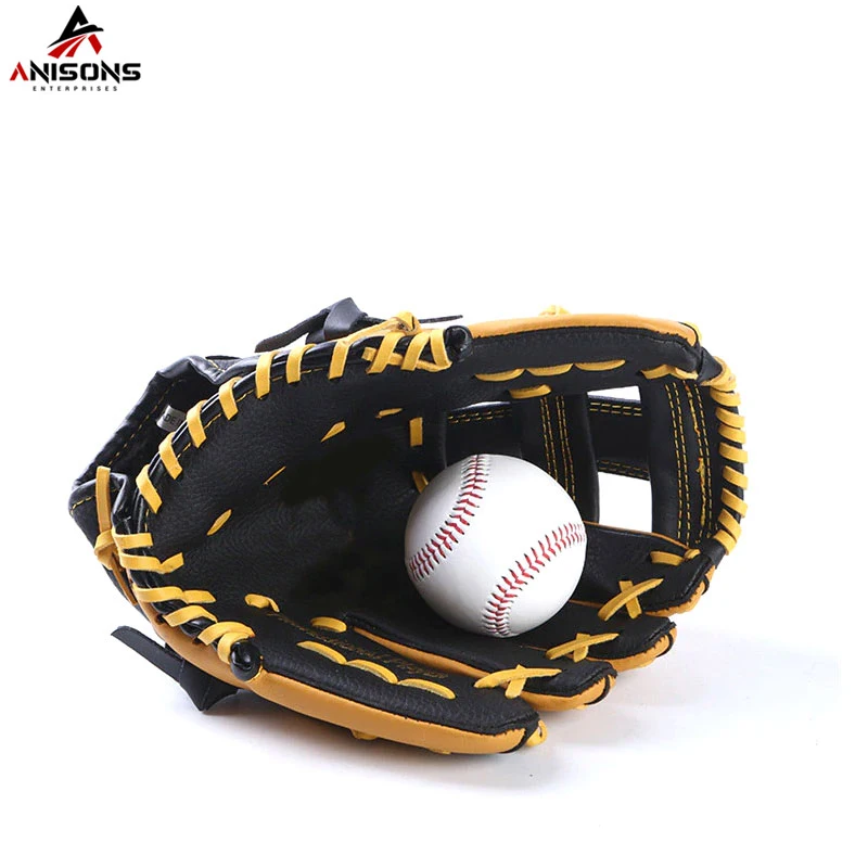  Бейсбольная перчатка с левой ручкой Мужская профессиональная спортивная для тренировок по бейсболу софтболу мальчиков детей мужские перчатки