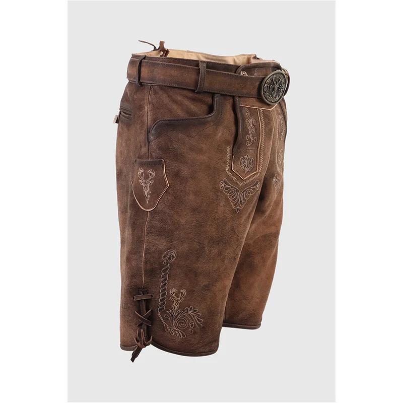 Bavarian German Lederhosen High Quality Leather Shorts Lederhosen Shorts