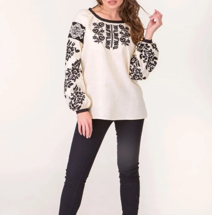 summer ladies full sleeves top hand embroidered romanian peasant blouses plus size tops and blouses