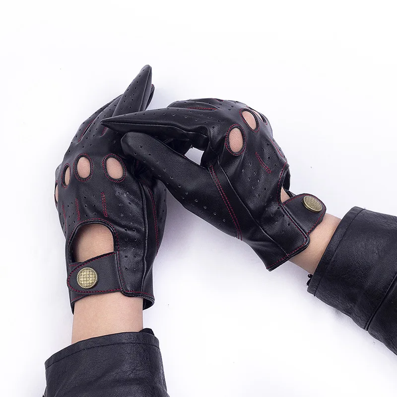 Leather Gloves In Chocolate Brown Color High Quality Leather Gloves Customized Leather Gloves