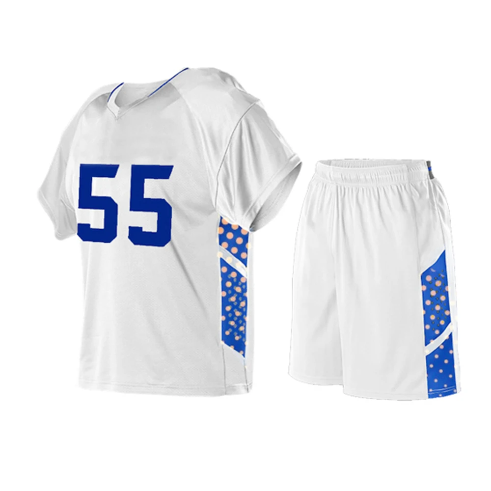 Wholesale Cheap Custom Best Quality Sublimated College Youth Lacrosse Uniforms Custom Designs for Men Sportswear 100% Polyester