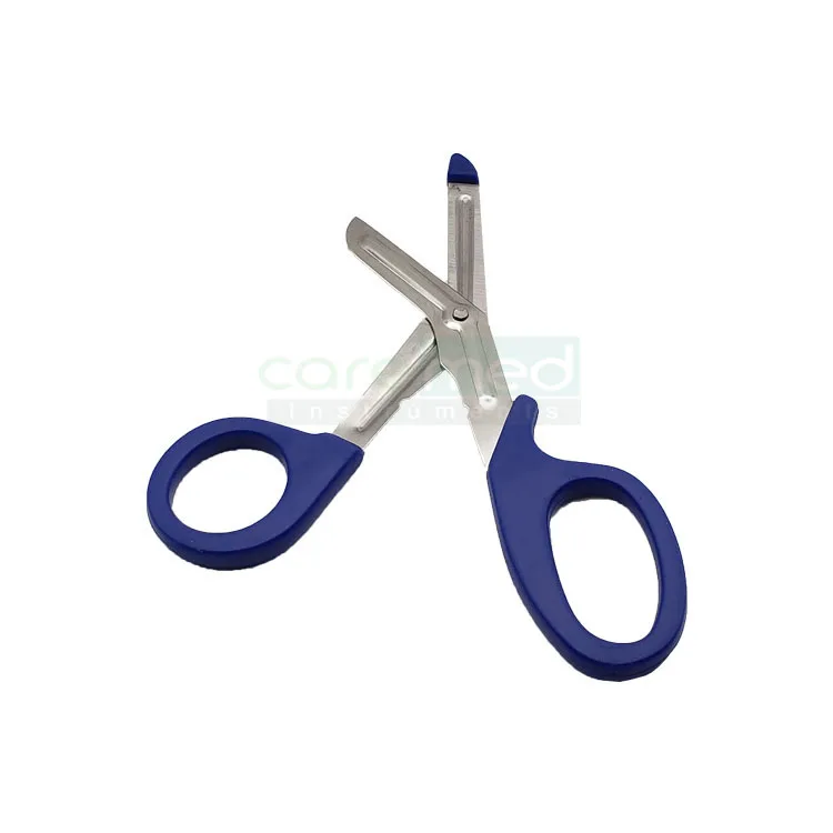 Medical Shears Customized Logo Lister Bandage Scissors With Safe Blade Clip Cover Surgical Scissors | Caremed Instruments