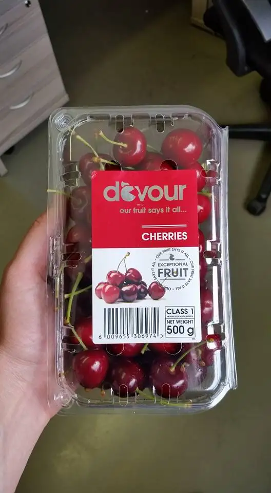 
Sweet Red Cherries from South Africa 