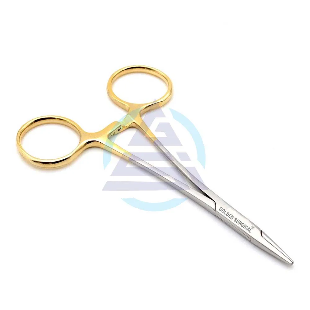 Locking Ratchet Dental Needle Holder High Quality Stainless Steel Surgical Needle holder | TC Ryder Micro Needle Holder