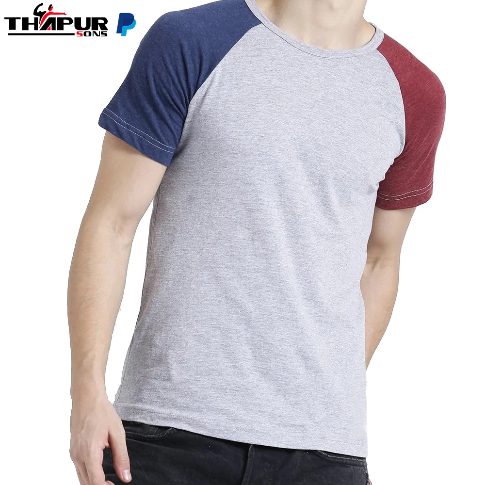 Однотонные повседневные мужские летние футболки больших размеров 100% органический хлопок простые