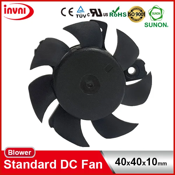 SUNON 12V DC Dish Fan 40*40*10 40x40x10  40x40x10mm (EF40101B2-1C020-S99)