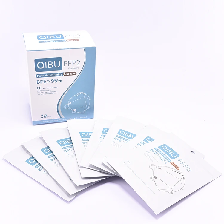 QIBU FFP2 En 149, лучшее качество и низкая цена, немедицинская Лидер продаж, маска для лица ce ffp2