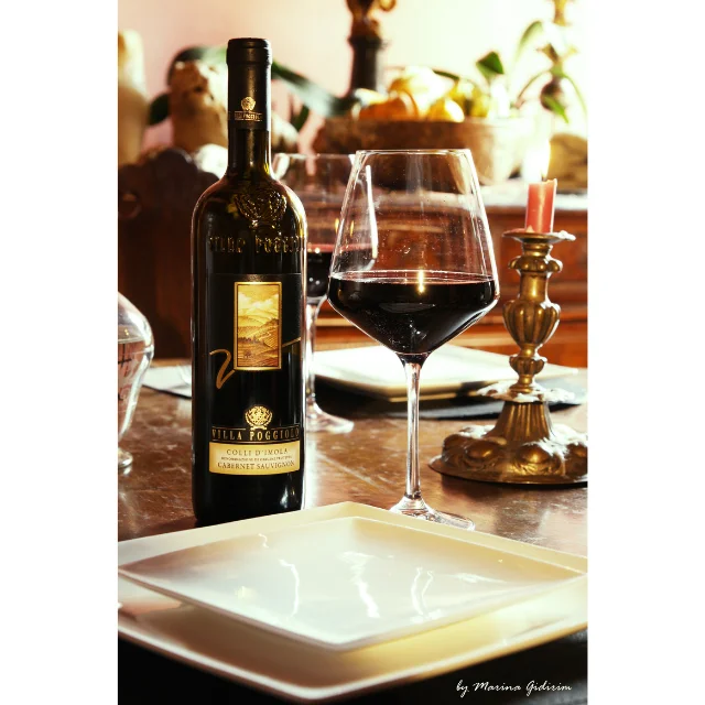 Вилла Poggiolo высшее итальянское качество 2018 Cabernet Sauvignon Dop красное вино для