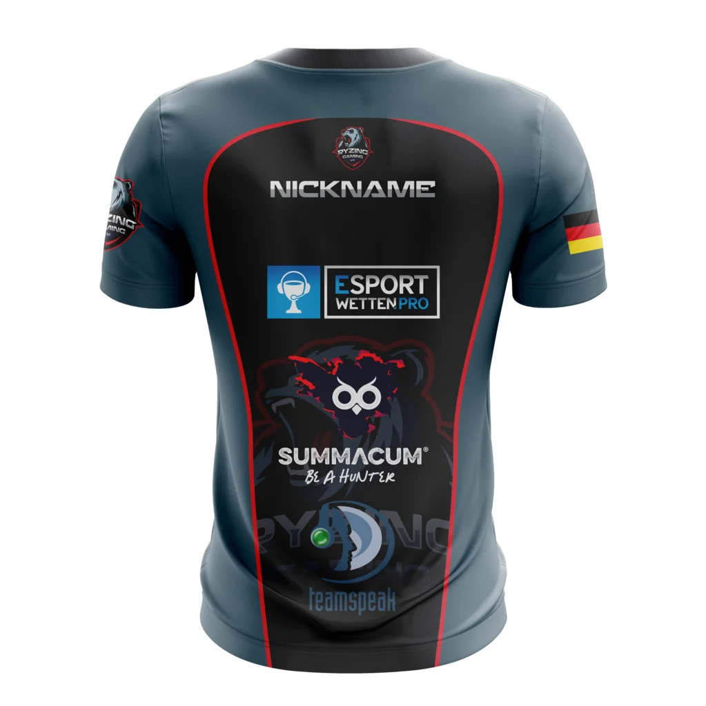  Профессиональная спортивная игровая футболка Esports индивидуальная