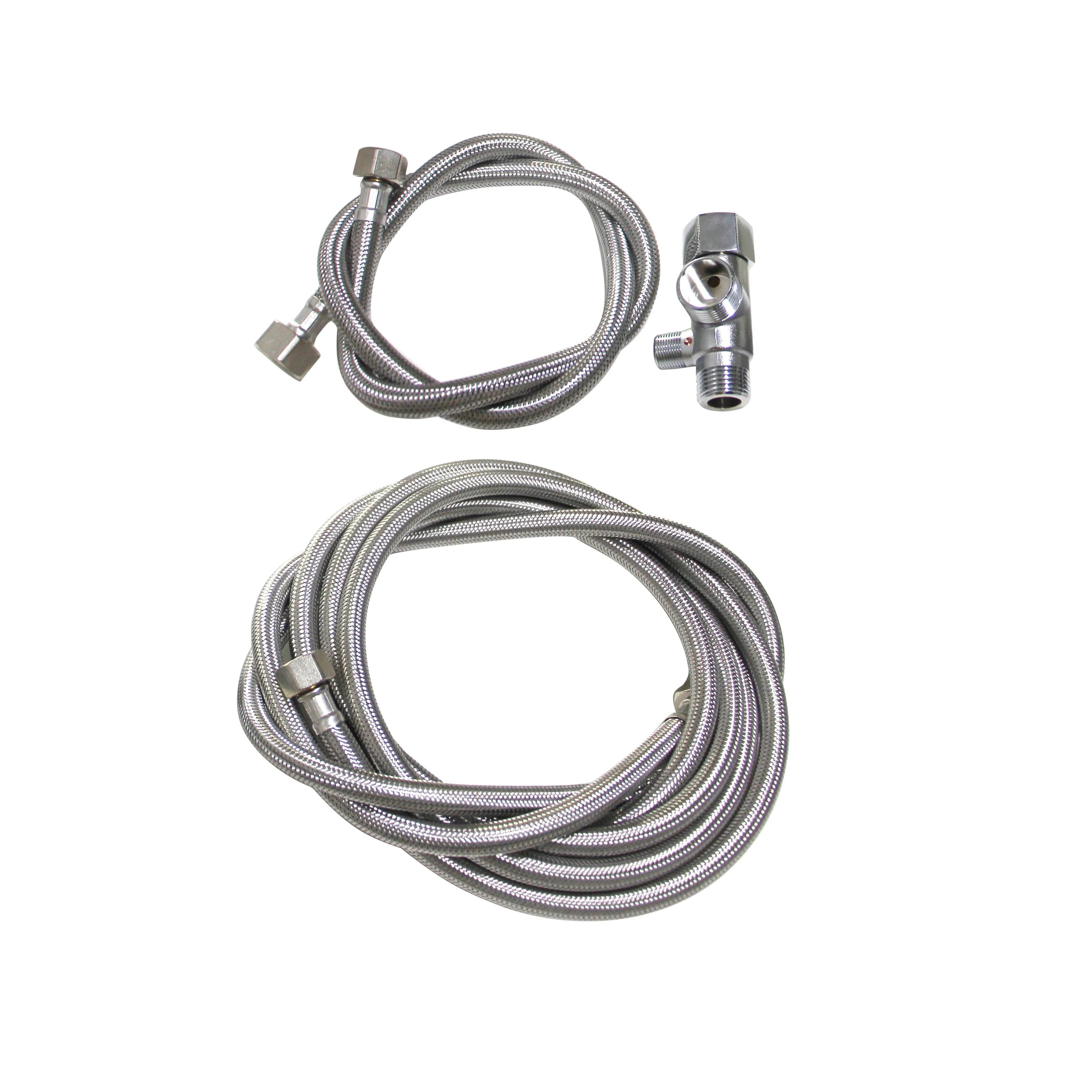 Горячая и холодная Новая тонкая двойная насадка для биде с самоочищающейся насадкой