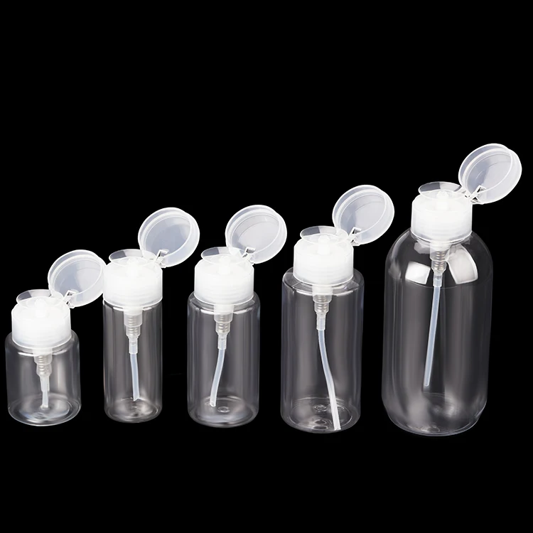 Top Wholesale 200ml Cosmetics Packaging Empty Plastic Screen Printing Screw Cap PET Plastic Flat Shoulder Bottles