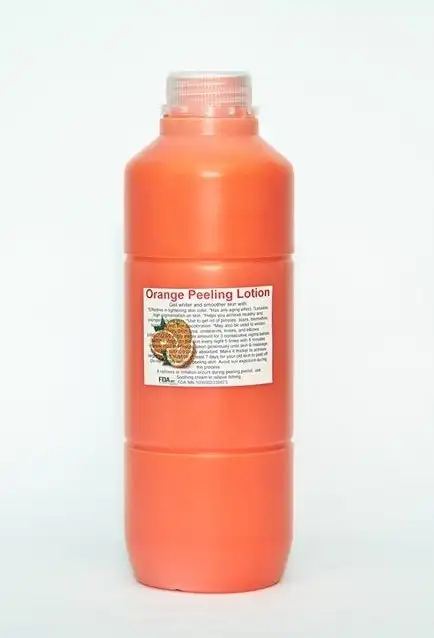 Private Label Body & Heel Orange Peeling Lotion 1 Liter