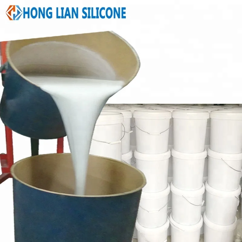 condensed cure silica 2 component liquid rubber make craft tile mold silicone rubber white cheap price liquid silicon