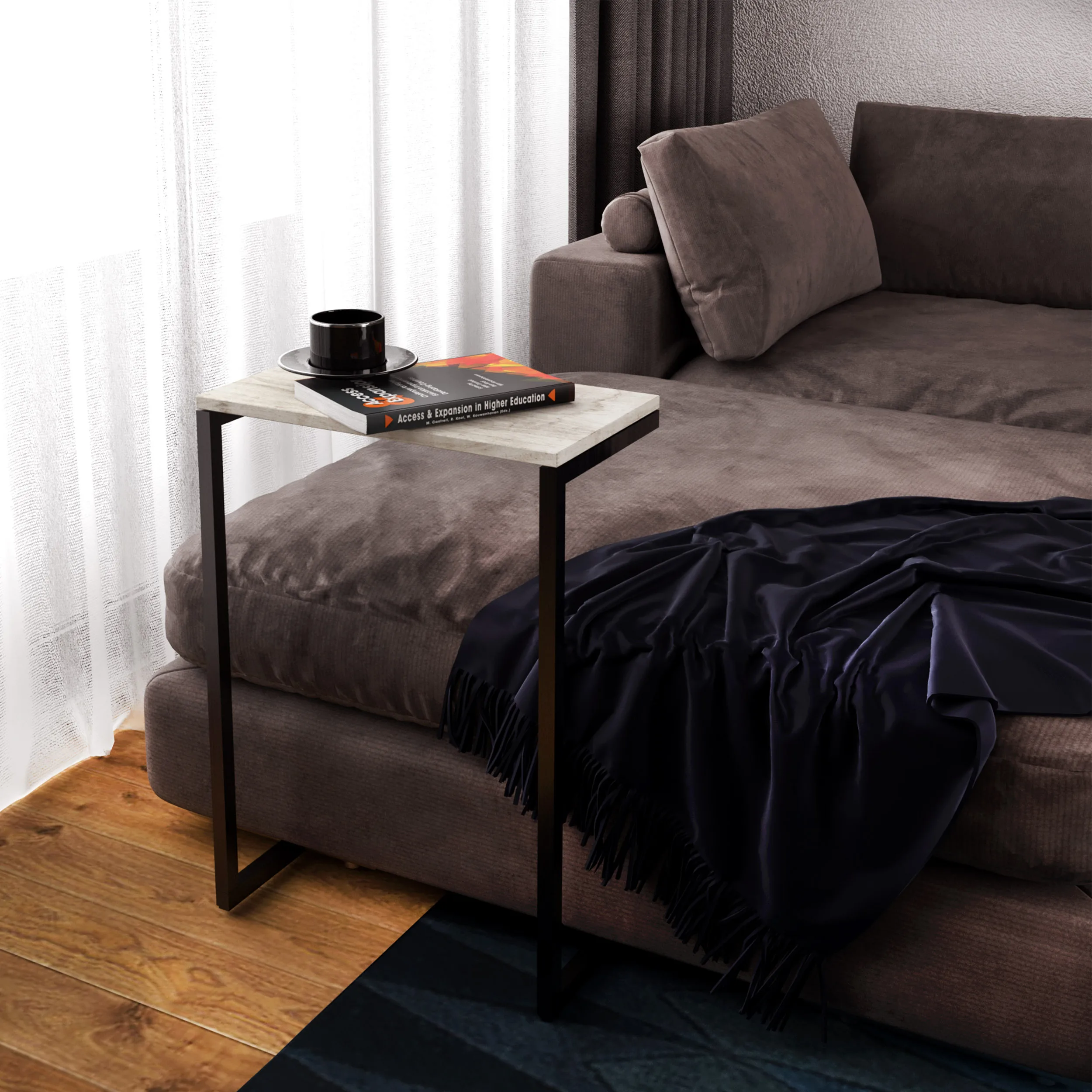  Лидер продаж столик с-образной формы для гостиной спальни и маленького дивана боковой