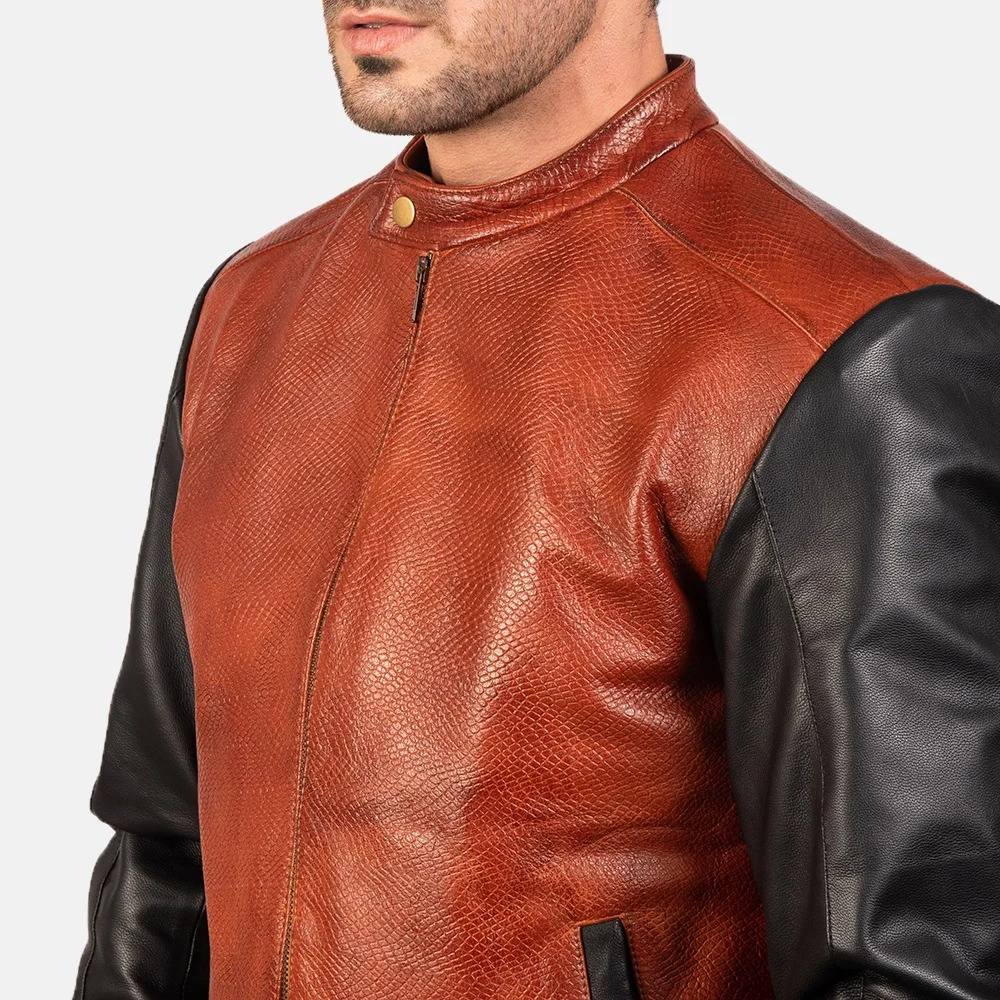 Latest Quilt Motorbike Sports And Casual Wear Leather Jacket For Sale Bomber Men Leather Fashion Jacket
