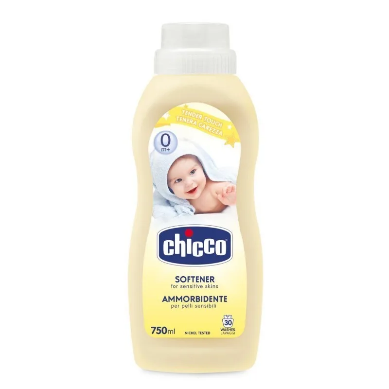 CHICCO CONCENTRATED Softener TENDER Touch 750ML T.T - Paypal 750 Ml 96 Box Plastic Bottle Clean Babies Cloths