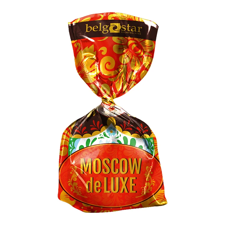 Шоколадный сладкий очень вкус «BelgoStar Москва Делюкс» с легким наполнителем кремом с ароматом ванильного мороженого, сладости