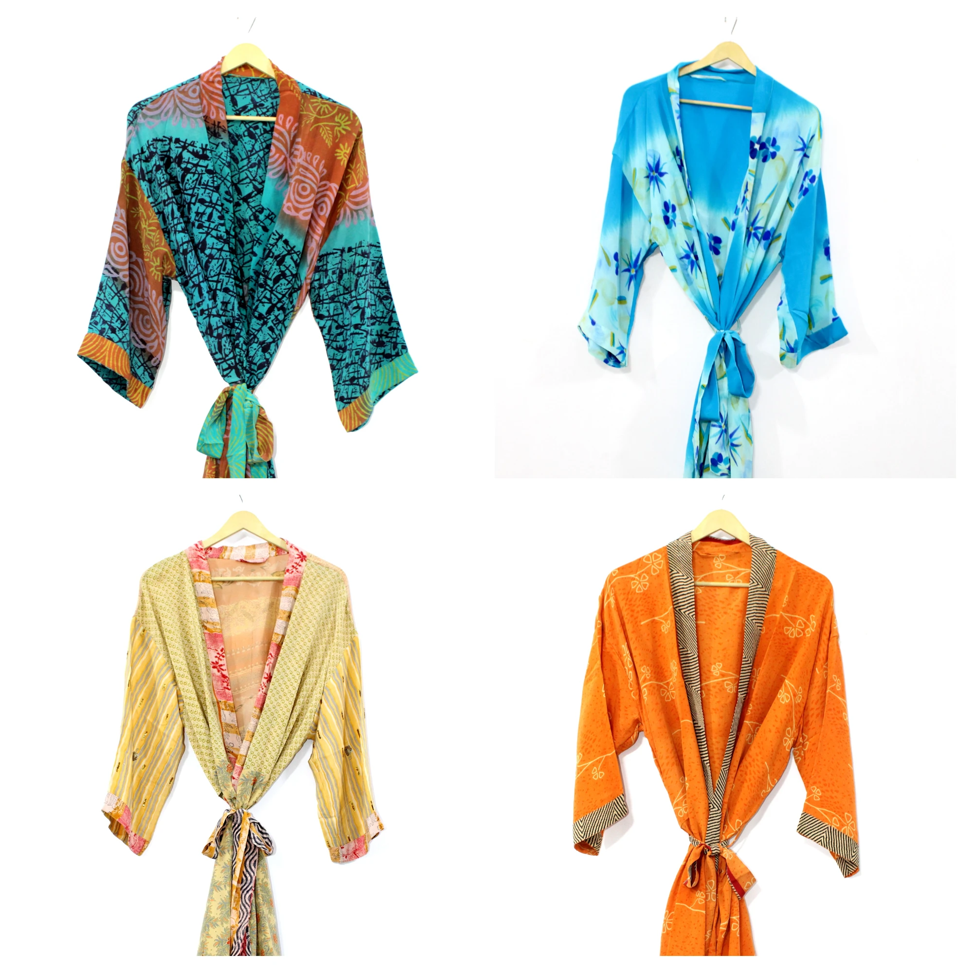  Оптовая продажа низкая цена дизайнерская модная индивидуальная Женская одежда ручной работы кимоно Халат