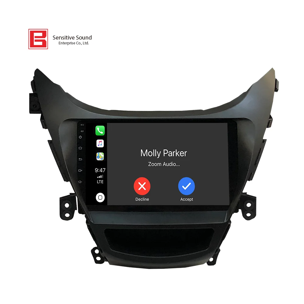 
9 inch Touch Screen Car Dvd Player With Apple CarPlay Support Link Android Phone for HYUNDAI Elantra 2011-2013 