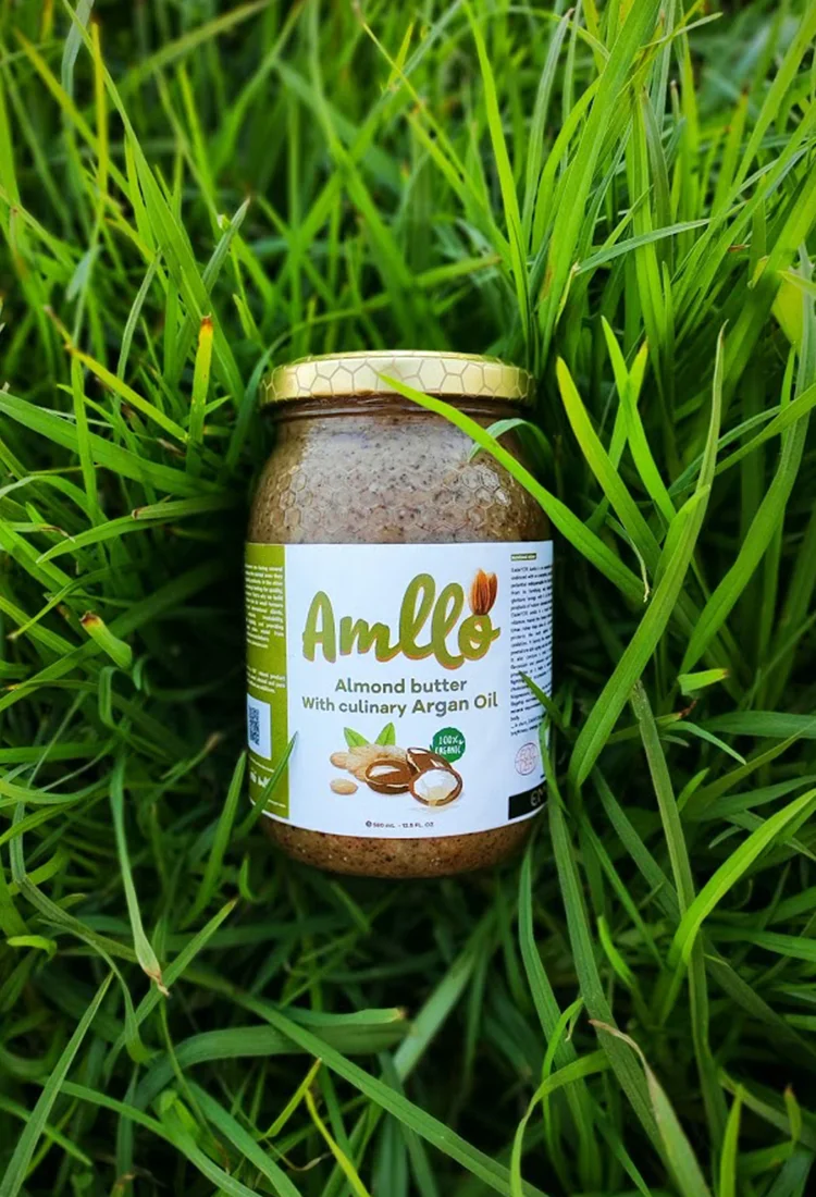 
Moroccan Almond butter with Argan Oil EMMYOR Amllo Amlou Delicious Almond butter with Argan oil 