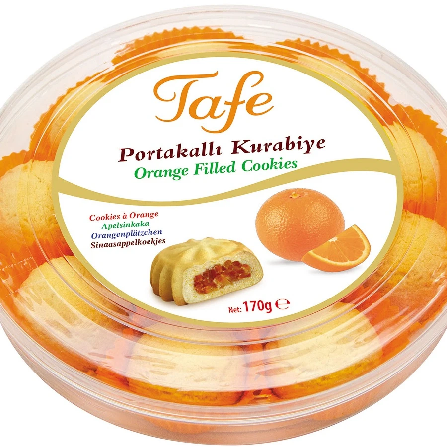 Tafe Orange Filled Cookies 170 g - 202 code