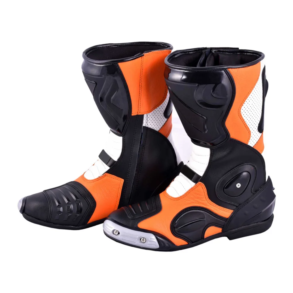 Custom Made Motorcycle Boots Riding Shoes Waterproof Safety Shoes For Racer Riding Wear Motorcycle Riding Boots Sports Shoes
