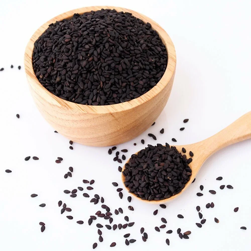
 Black Cumin. Also known as Nigella. It is believed to be a source of healing. You can use it in cake, bread and meals.  