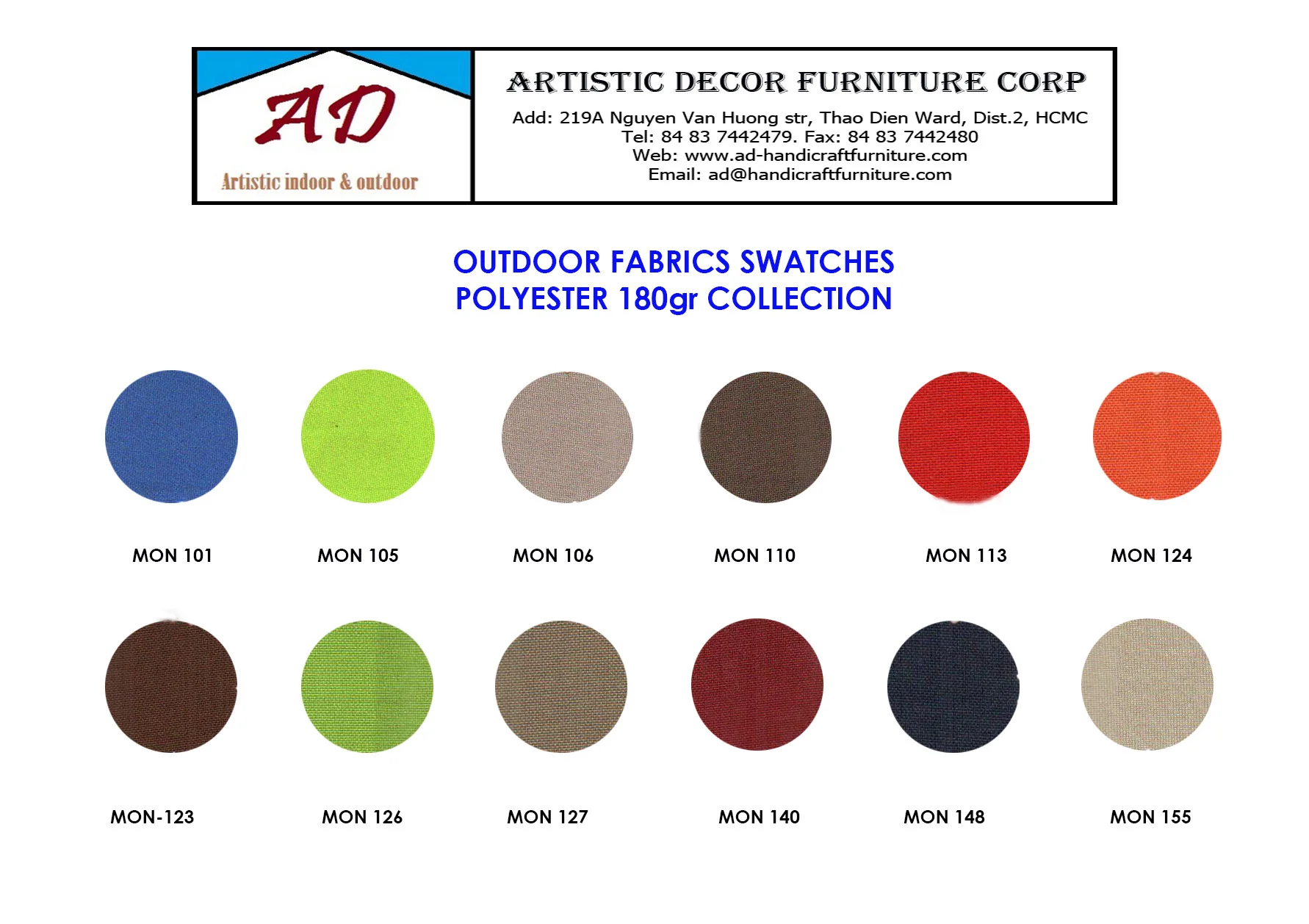 POLYESTER 180gr COLLECTION