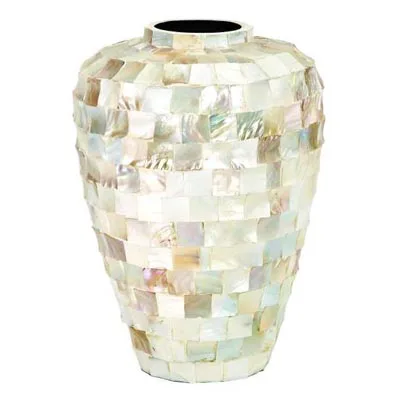 Wholesale mother of pearl flower vase for home decor and wedding 2020