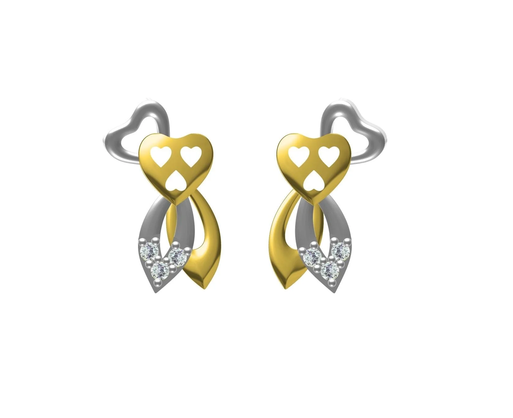 
European Simple Design 18k Gold Plated Hoop Earrings For Daughter Wedding, Ceremony, Engagement, Birthday Gift 