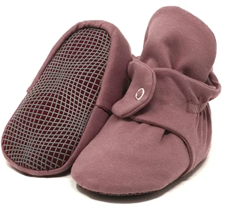 Indian manufacturer cotton custom color baby booties  infant slippers unique fashion cotton baby booties for sale