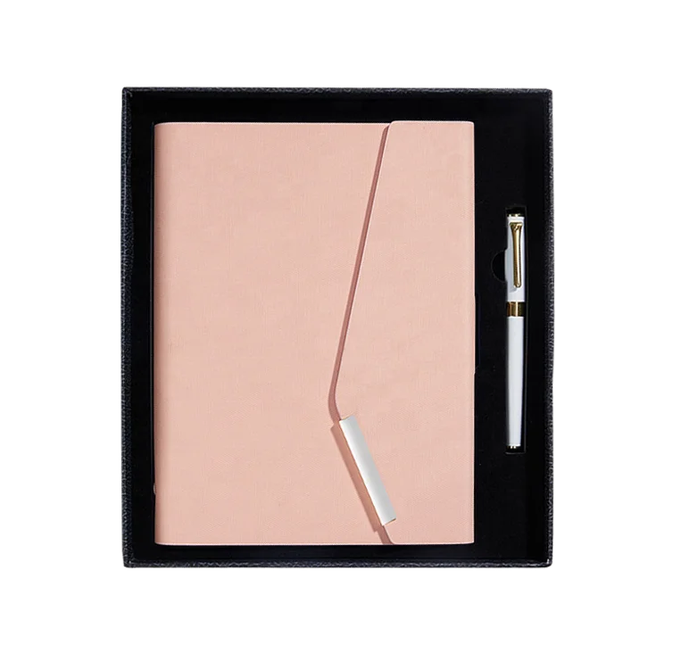 Eco Friendly Super Thick College Business Stationary Custom Hardcover Notebook With Buckle