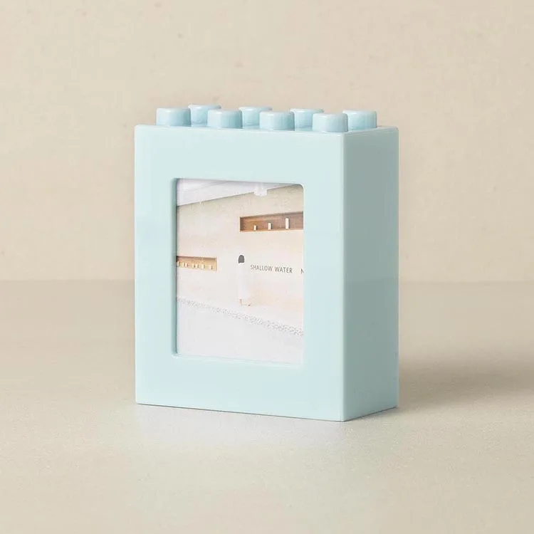 US Patent Design Mini Photo Building Block Fits Duplo Acrylic Box Frame