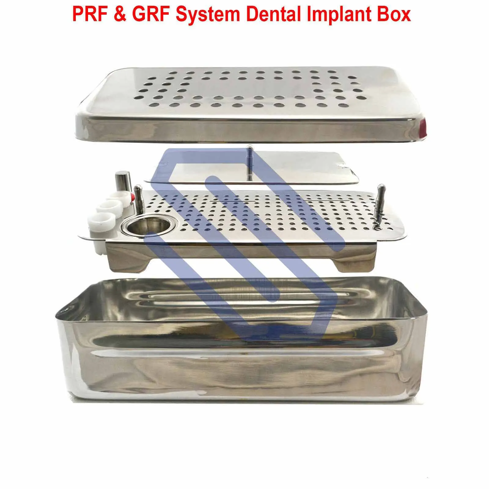 Dental PRF & GRF Box System Platelet Rich Fibrin With Bowl And Tray Implant Surgical Instruments Stainless Steel CE