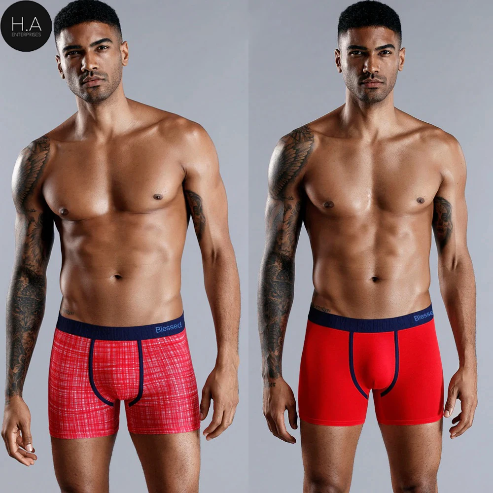 Мужские боксеры мягкие трусы из хлопка нижнее белье для мужчин 2021