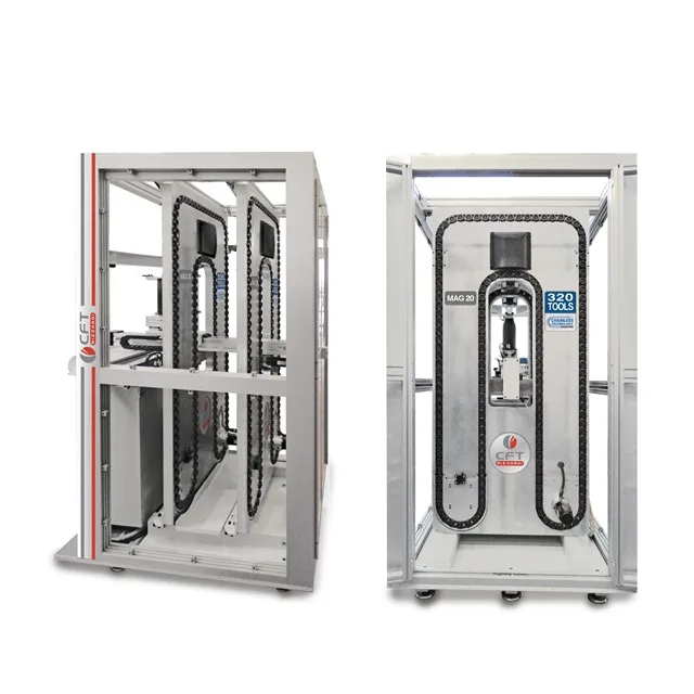 Made in Italy tool magazine type MAG 20 used both as external auxiliary or for direct interlocking to the machine tool patented