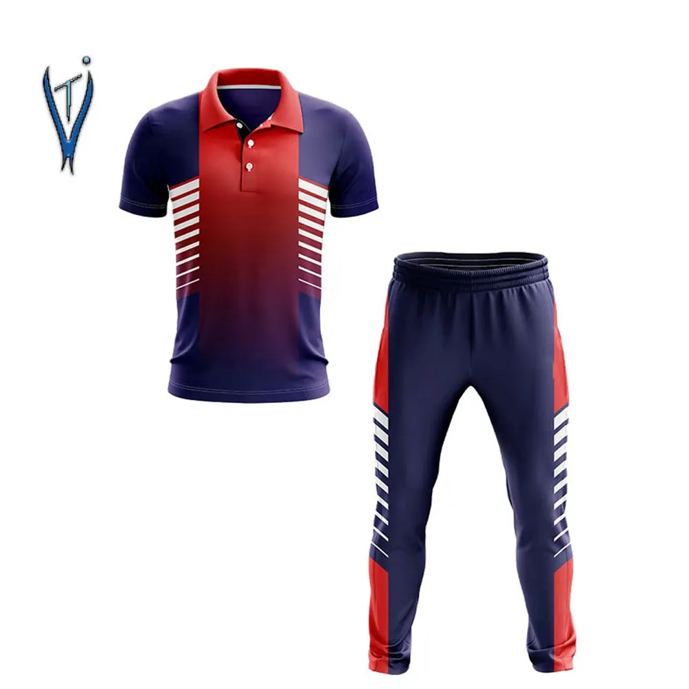 New pattern sublimated Pakistan cricket custom design cricket team uniform